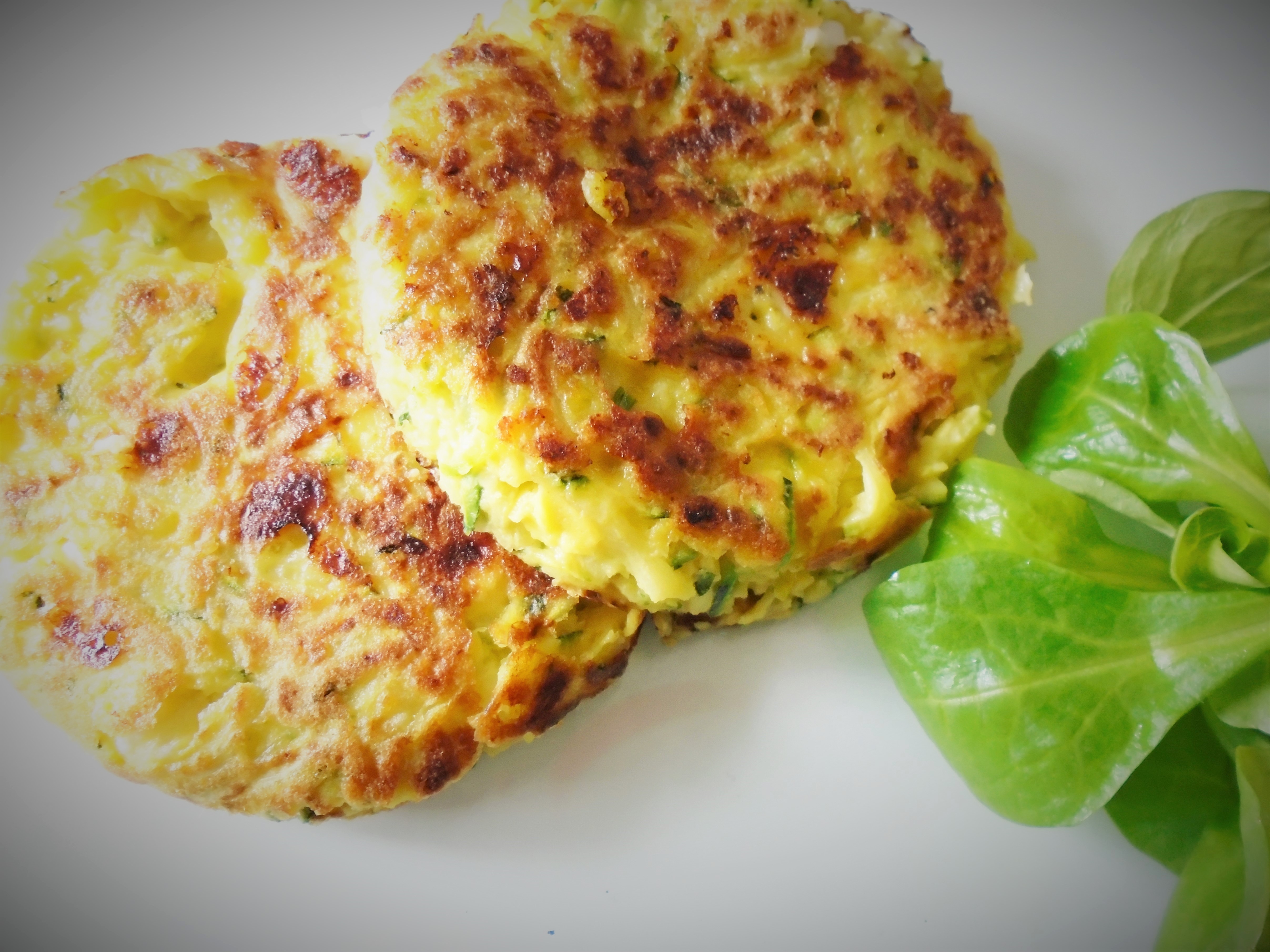 recette dietetique Galettes de courgettes rapées